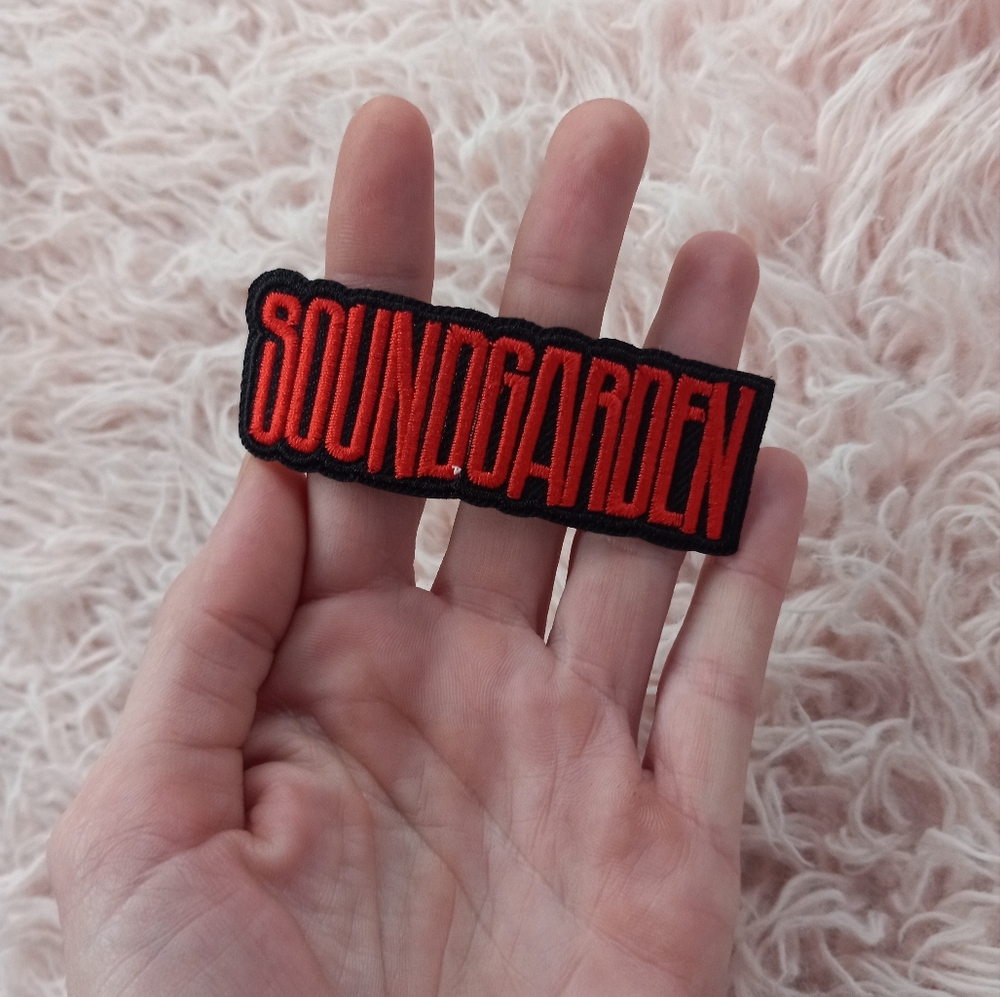 Soundgarden iron-on patch! Rare! So cute! Cute lil embroidered SOLD @market - Picture 4 of 4